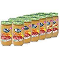 Los mejores  - Hero Baby - Tarrito de Zanahorias Baby con Ternera- Ingredientes Naturales- para Bebés a Partir de los 6 Meses - Pack de…